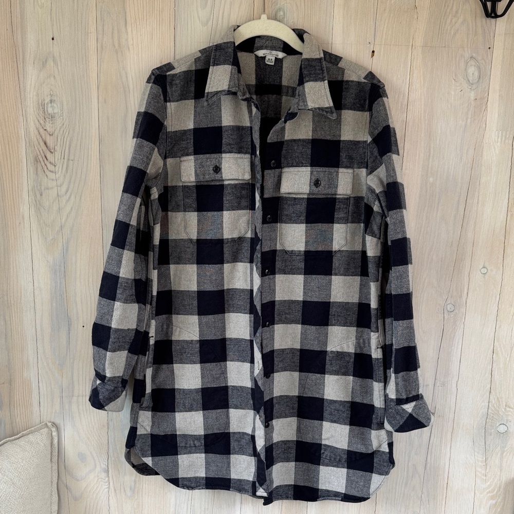 LL Bean Signature Button Down Overshirt Size M